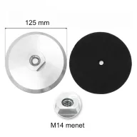 SKT 495 tépőzáras tányér D125mm aluminium (skt495125)