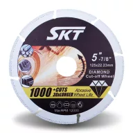   SKT 513 gyémántszemcsés fémvágó tárcsa 125×22,2mm (skt513125)