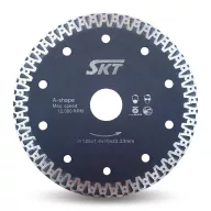  SKT 526 gyémánttárcsa száraz vágáshoz 125×22,2×1,4×10mm fekete (skt526125b)