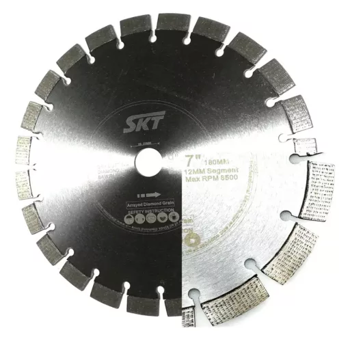 SKT 528 szegmenses gyémánttárcsa vizes vágáshoz 414×25,4×3,2mm×12mm (skt528400)