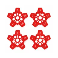   SKT multi-size többméretű fugakereszt, 1-1,5-2-2,5-3 mm 50db (skt8888-50)