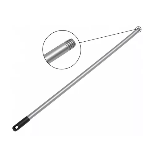 Fém felmosónyél olasz menettel ezüst 130cm (vok1523-012)