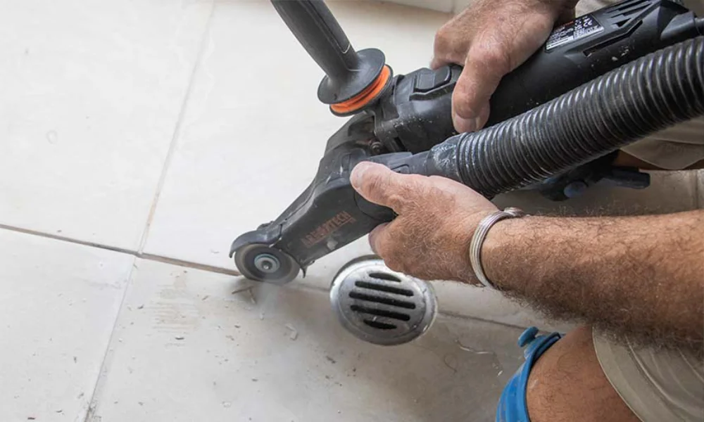 Arbortech Mini Grinder használat közben