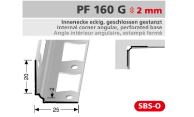 PF160G íves perforált holker profil méretezése
