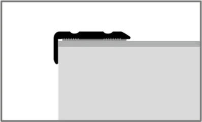 PF236SK külső sarok profil oldalnézetből