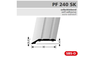 PF240SK profil méretezése
