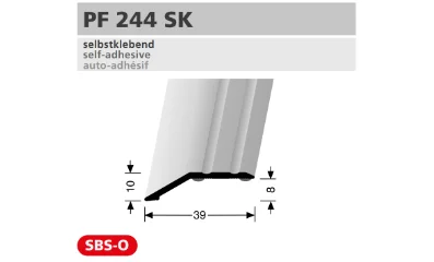 PF244SK profil méretezése