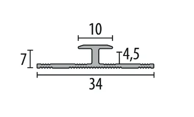 PF368 burkolatváltó profil méretezése