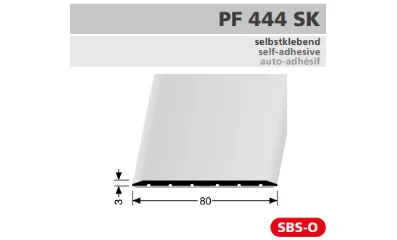 PF444SK profil méretezése