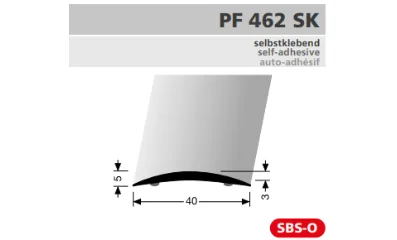 PF462SK profil méretezése