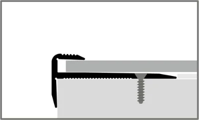 PF809 lépcső profil oldalnézetből