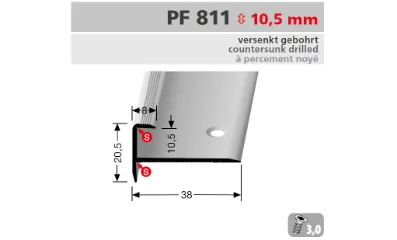 PF811 lépcső profil