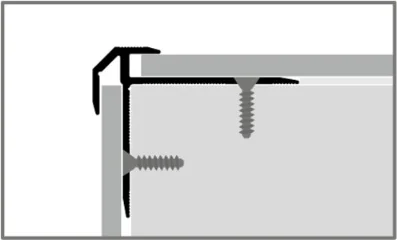 PF835 lépcső profil méretezése
